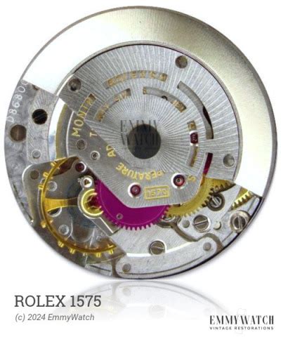 who makes rolex watch movements|Rolex 1575 movement.